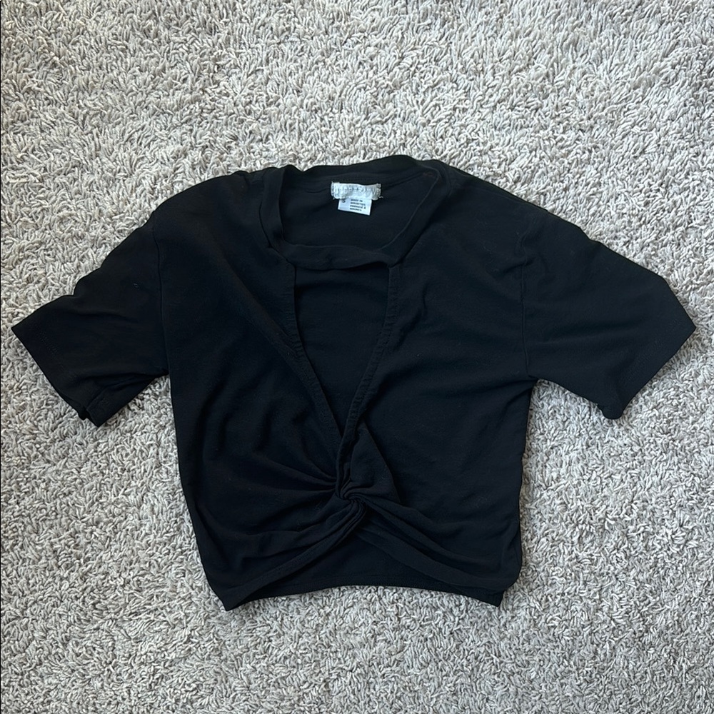 Black Crop Top